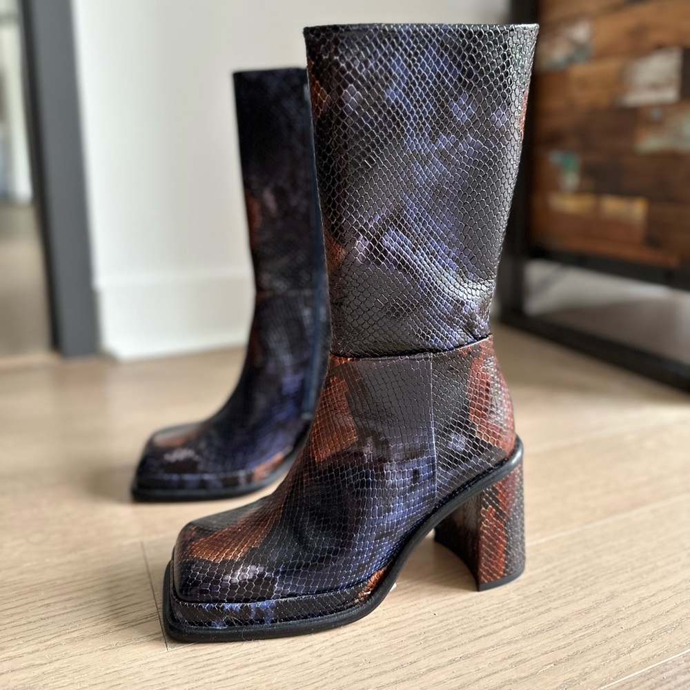 Miista Blue Abril Boots Size 35